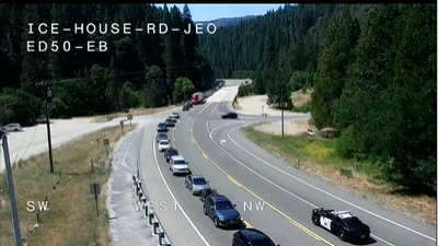 One-way traffic on Highway 50 after crash in El Dorado County