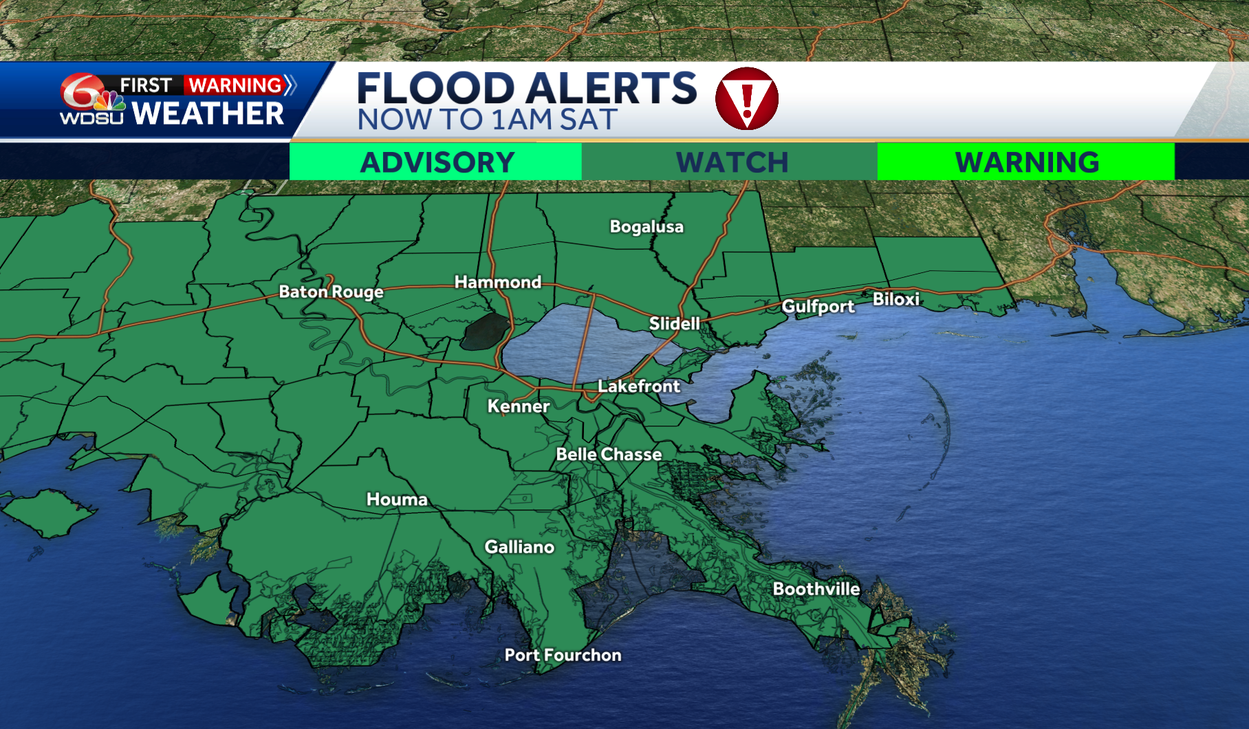 Louisiana tropics update: Rain, flood threat continues Friday - WDSU
