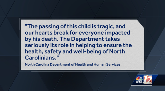 Dhhs north carolina statement explanation for toddler operations surgery death