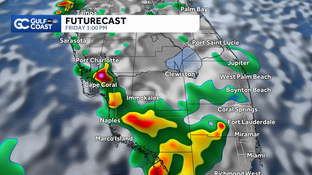 Scattered rain returns Friday and through the weekend