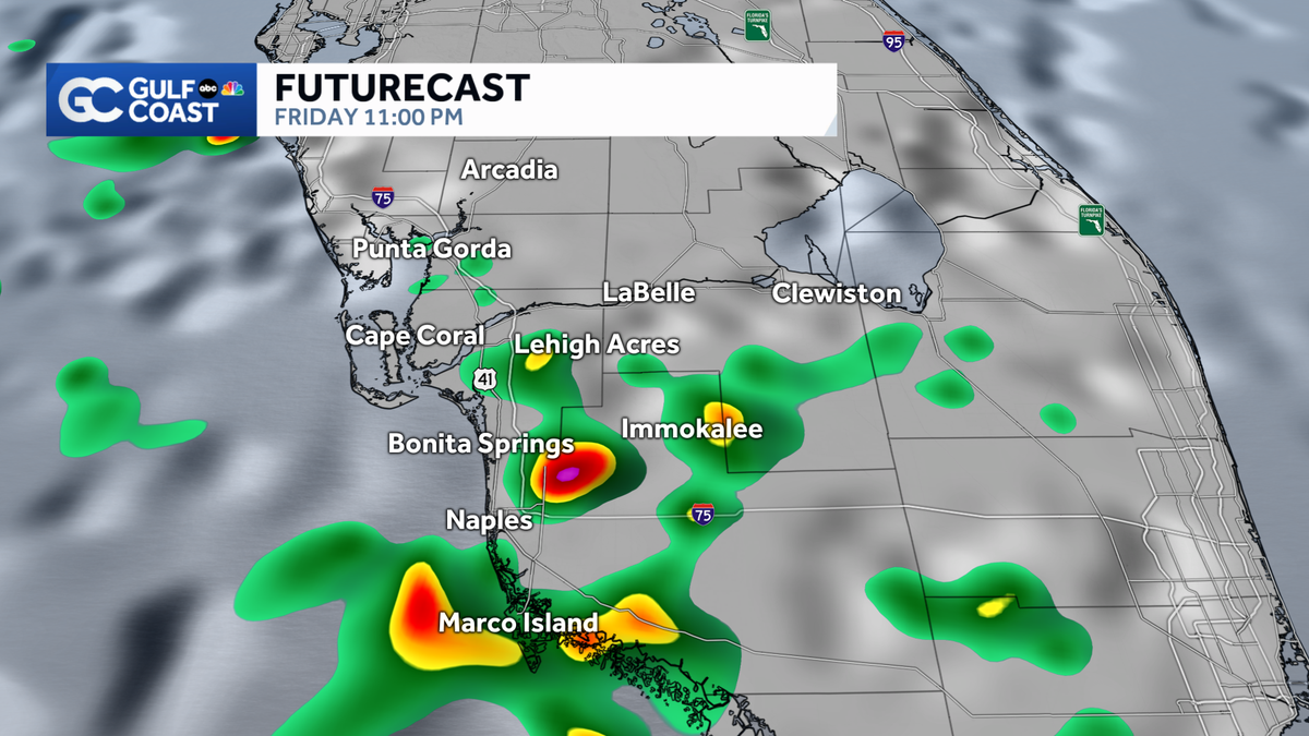 Forecast: Rain lingers across the Gulf Coast into the weekend