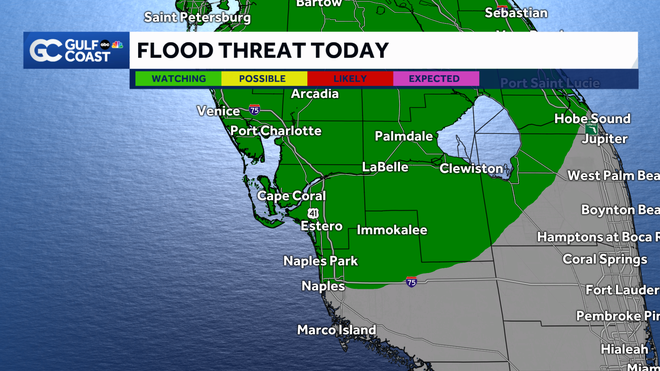 Gulf Coast Weather Impact Day: Sunday's forecast calls for more heavy rain