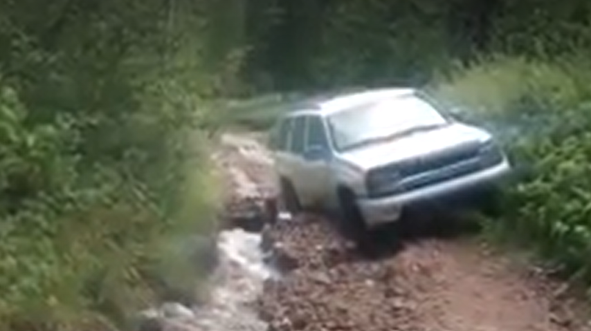 Some roads in New Mexico were damaged by flooding