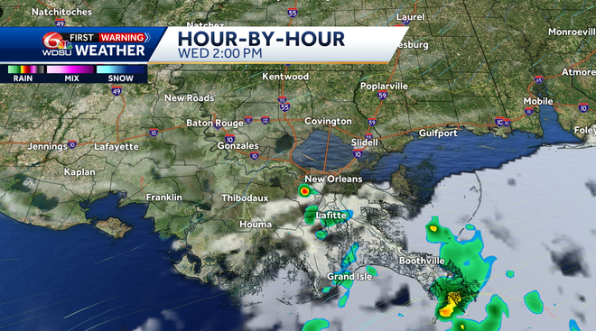 One last day for rain before a dry streak arrives