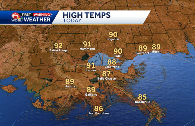 One last day for rain before a dry streak arrives