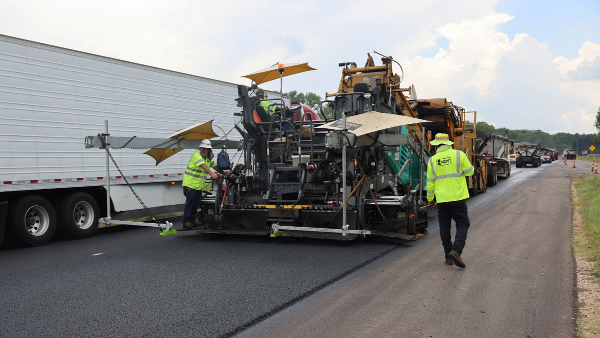 Crews making headway on road project in Scott County