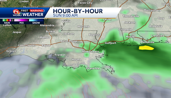 Spotty rain chances today, greater chances for the weekend
