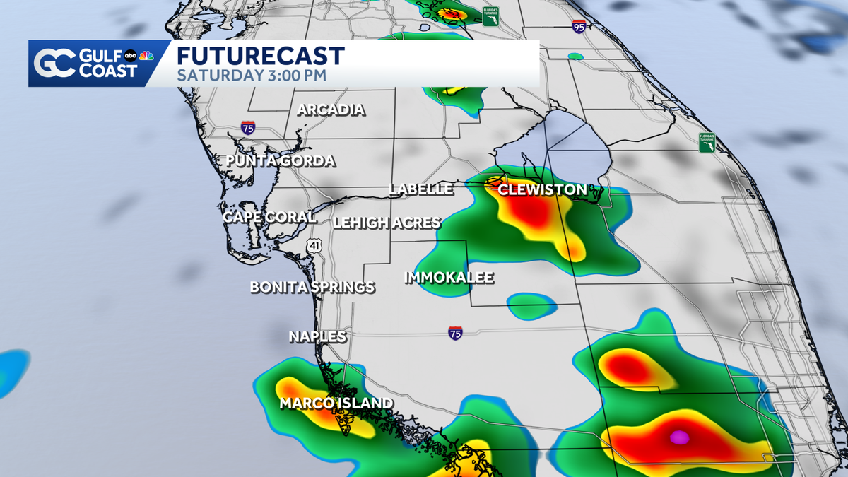 Afternoon rain for some and breezy conditions for all Saturday