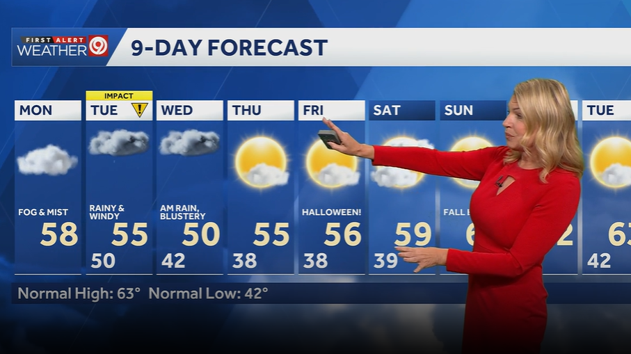 Kansas City weather: Misty Monday with rain possible in evening - KMBC