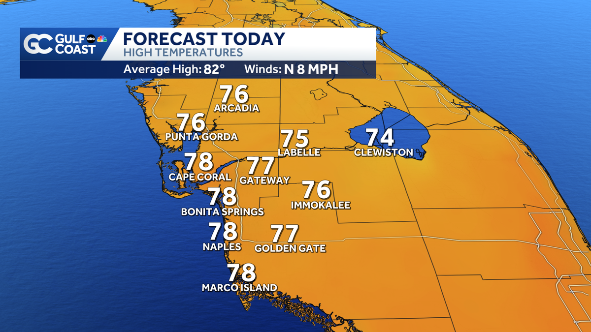 Cool starts and comfortable afternoons ahead