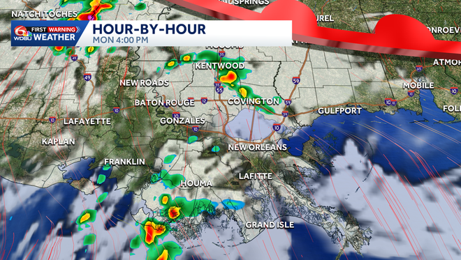 probabilidad de tormenta el lunes por la tarde