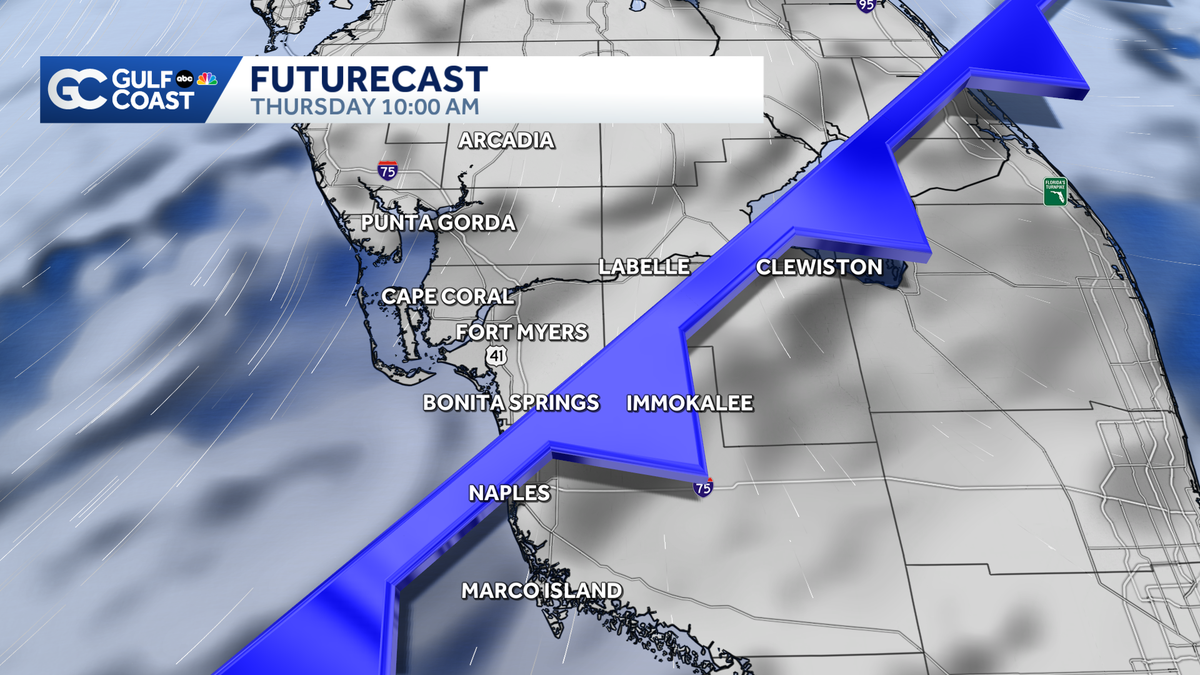 Tracking a Thanksgiving Day cold front