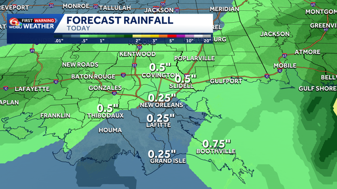 Impact Day: Dry the first half of the day before rain moves in this ...