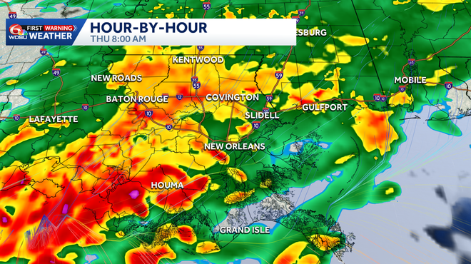 Rain moves in tonight with even heavier rain expected Thursday and ...