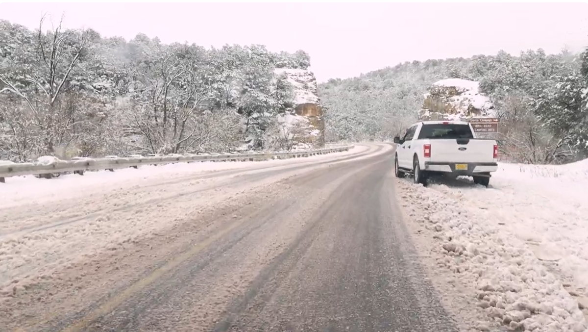LIVE: Road and travel conditions in New Mexico as winter storm moves in