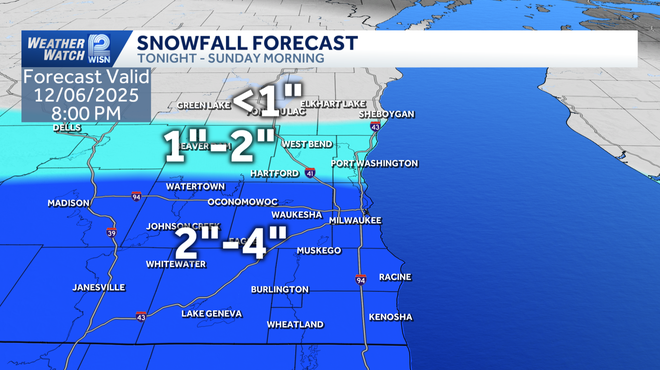 Winter Weather Advisory issued for parts of SE Wisconsin due to ...