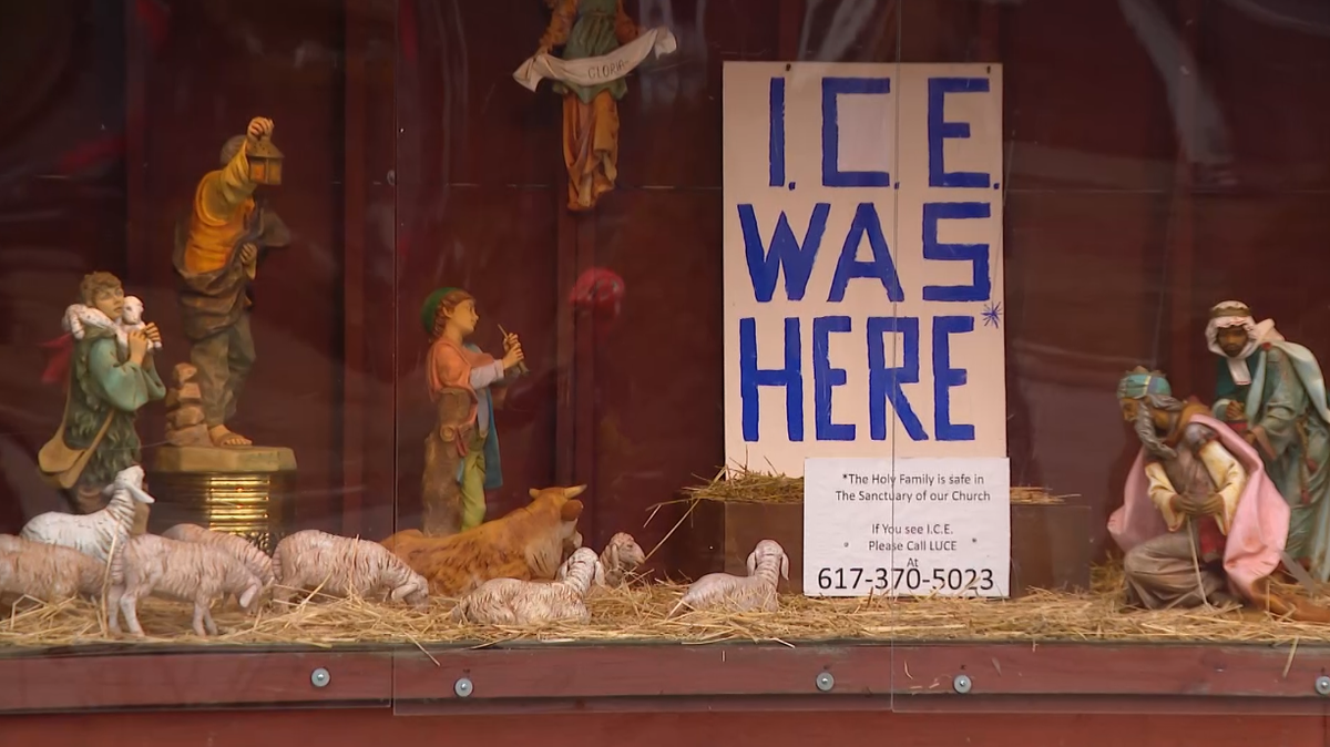 Massachusetts church leaders to decide next steps in controversial 'ICE was here' nativity scene