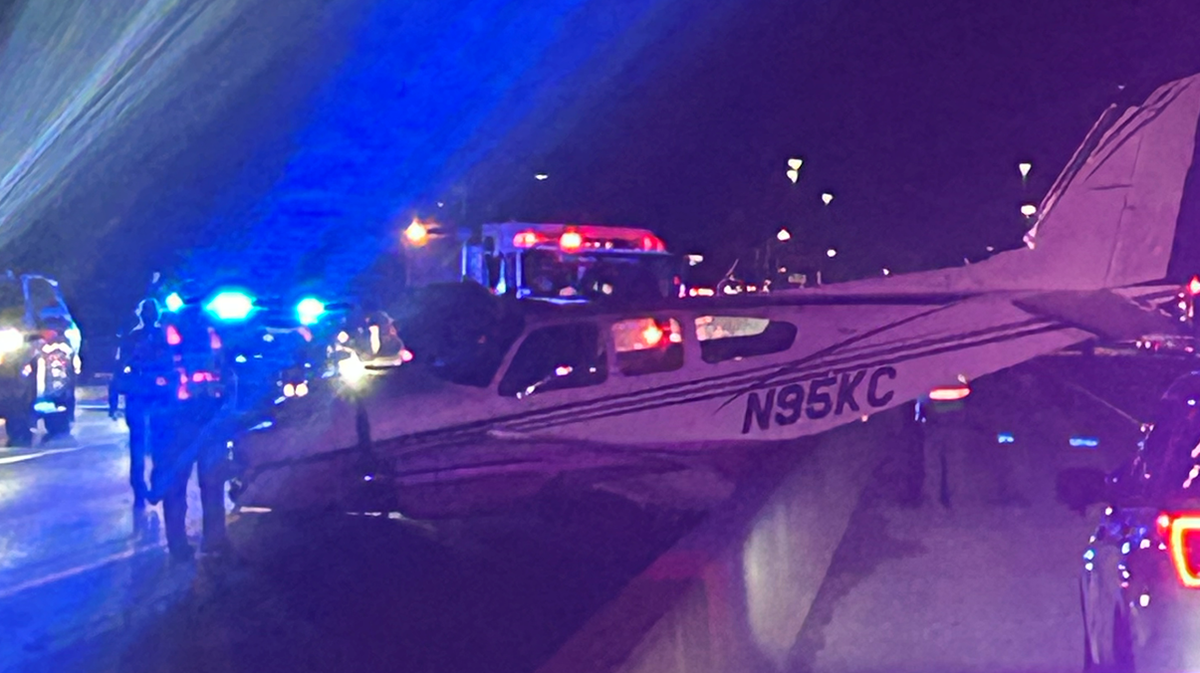 1 injured after plane crashes on I-95 in Brevard County; multiple lanes blocked