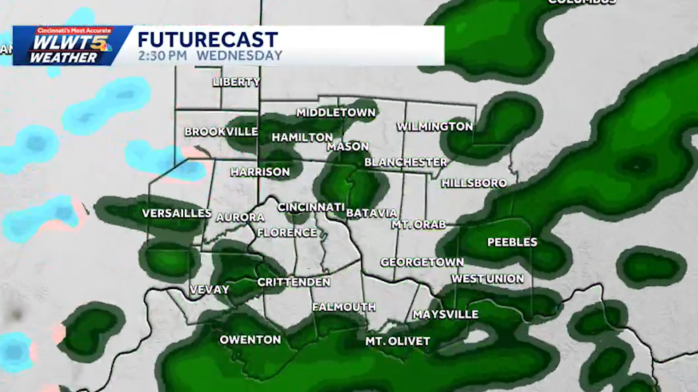 Impact day: Cold rain showers could switch to snow Wednesday as temps ...