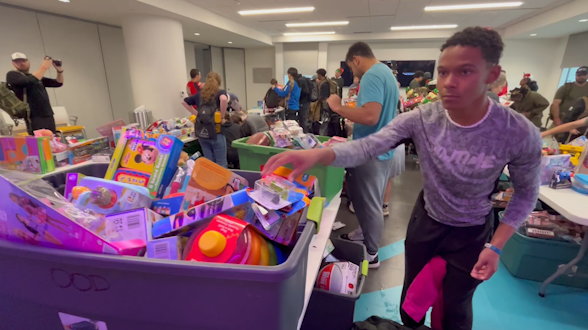Early Christmas presents for patients at the Children's of Mississippi
