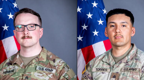 Sgts. Nate Howard and Edgar Torres-Tovar