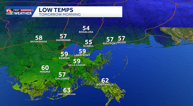 Temperatures back near average today with a chance for showers ...