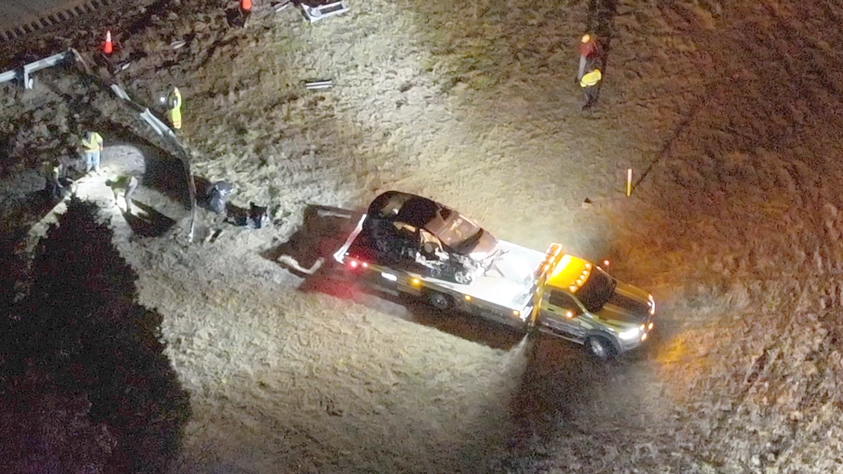 Driver killed after car strikes guardrail in Mass. crash