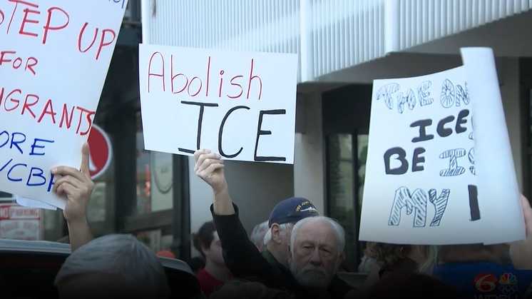 New Orleans protesters demand federal immigration agents leave