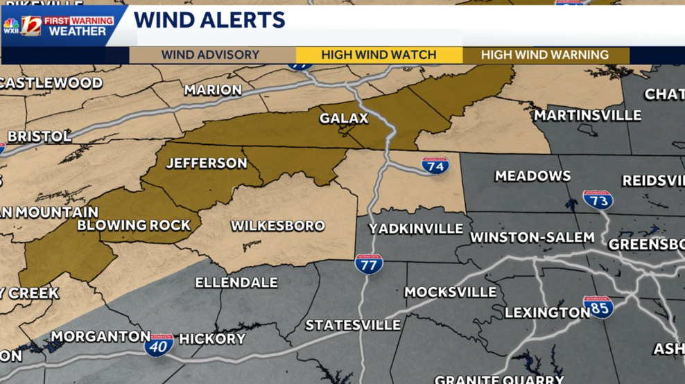 High winds bring colder air this week | What to expect in North Carolina into 2026