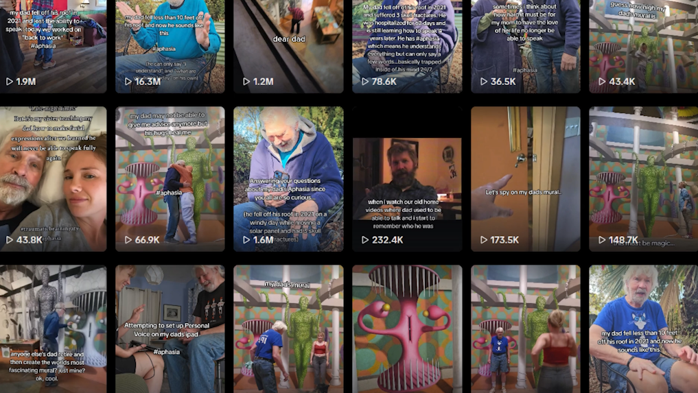 Life with aphasia: Woodland father-daughter duo document life-changing diagnosis on TikTok