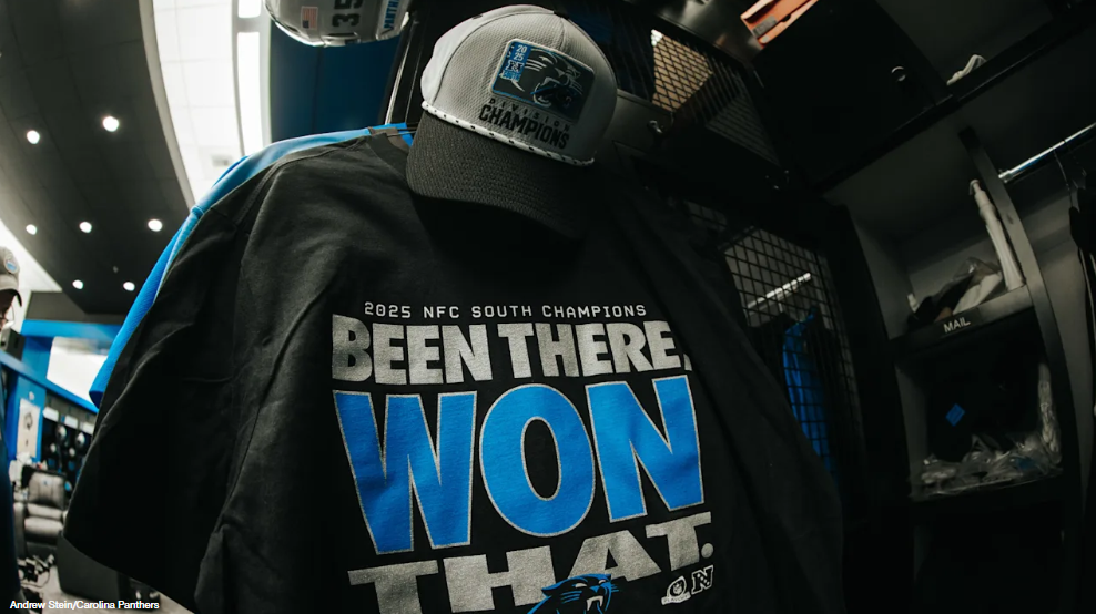 Panthers playoff gear 'Been there, won that' t-shirts and other fan gear for sale