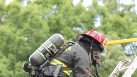 'I'm still breathing': Guilford firefighter is ready to get back to work after paralyzing stroke
