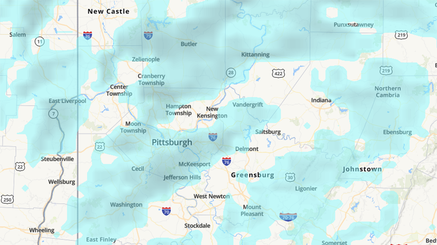 Snow squall warning issued for counties in Western Pennsylvania