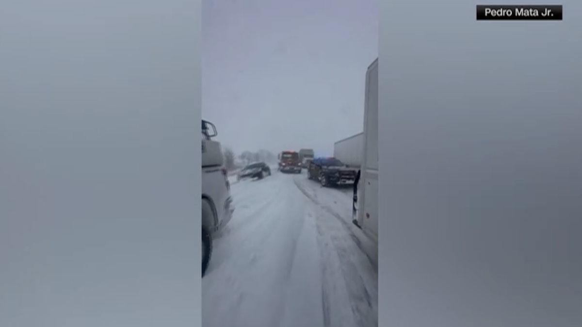 VIDEO: Massive 100-vehicle pileup in Michigan due to snowstorm
