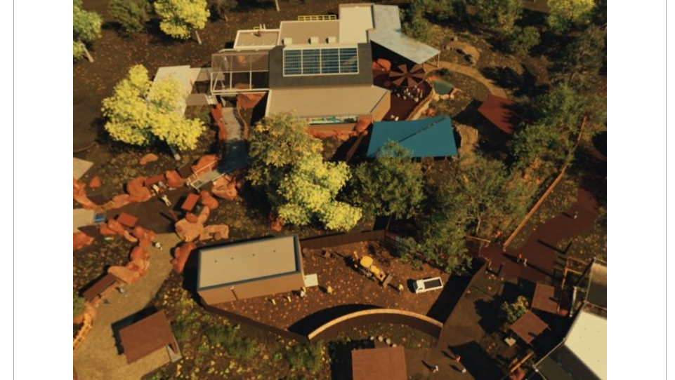 Enlarged Australia exhibit under construction at BioPark