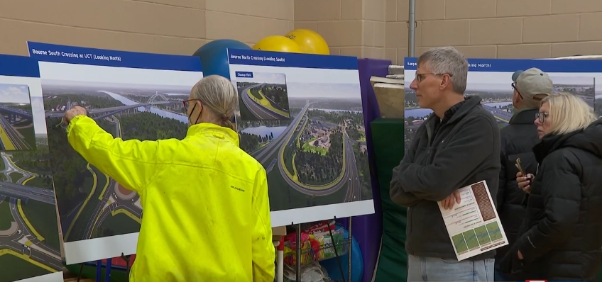 wcvb.com - John Atwater - Residents affected by construction of new Sagamore Bridge chime in at MassDOT open house