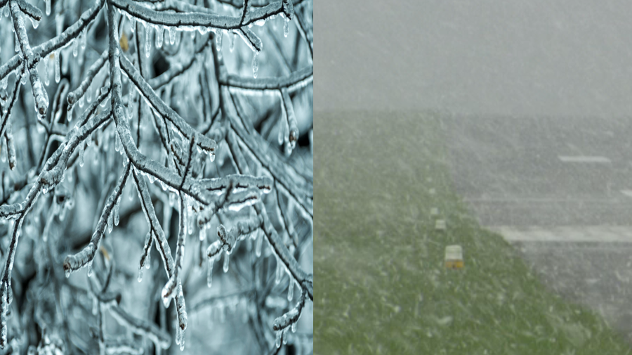 What is the difference between freezing rain and sleet?