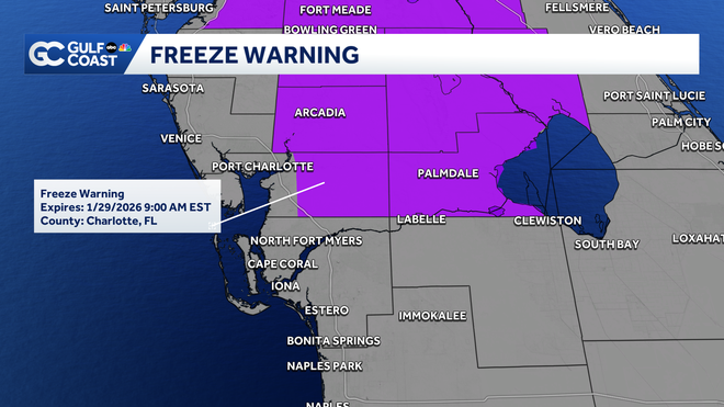 Short-lived warm-up for the Gulf Coast, coldest air in 15 years ...