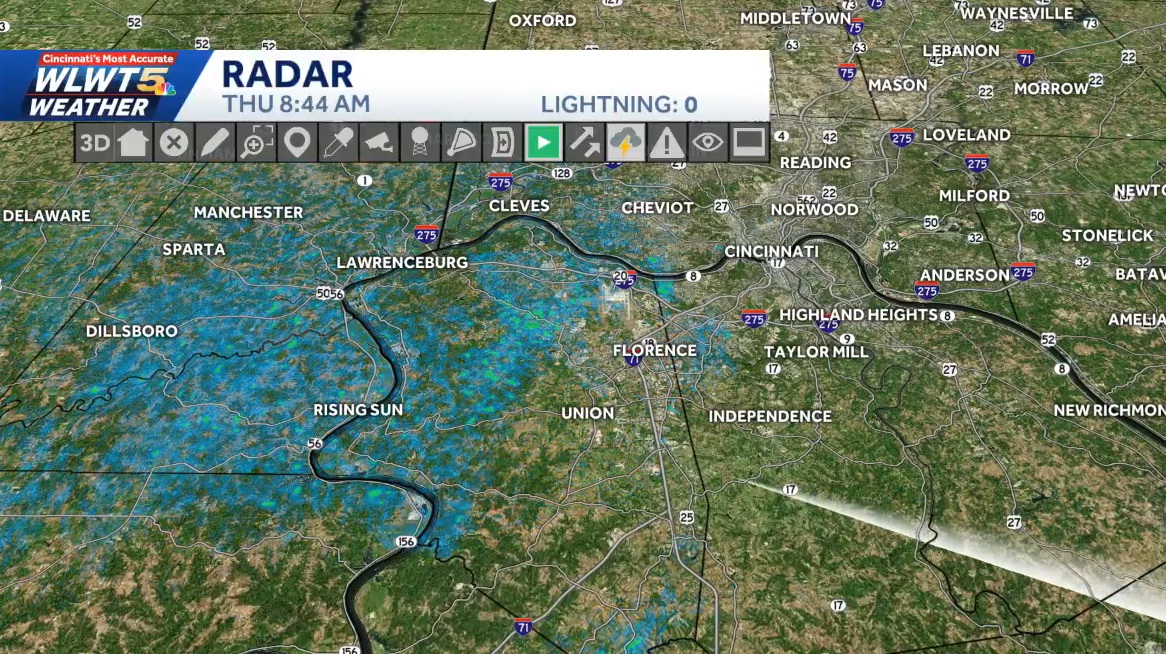 Did you see snow this morning? It came from steam from industrial smoke stacks