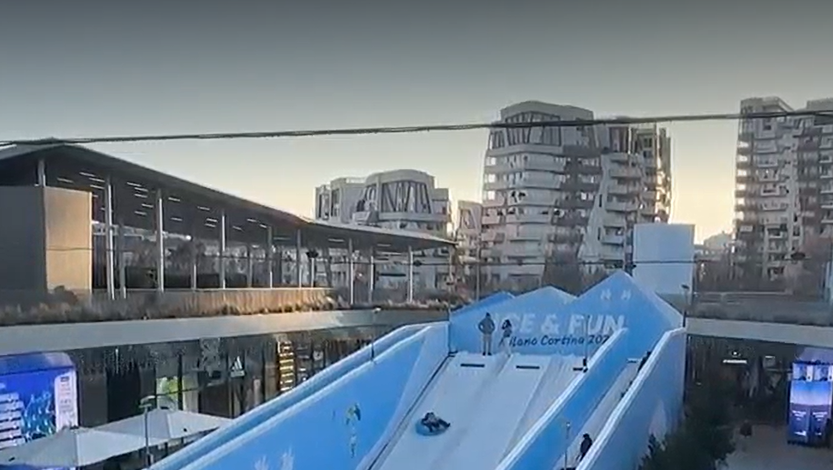 Pop-up event at the 2026 Milan Cortina Winter Olympics gives kids an experience of a lifetime