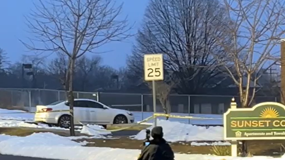 Video shows multiple crime scene markers at police incident | Coroner called