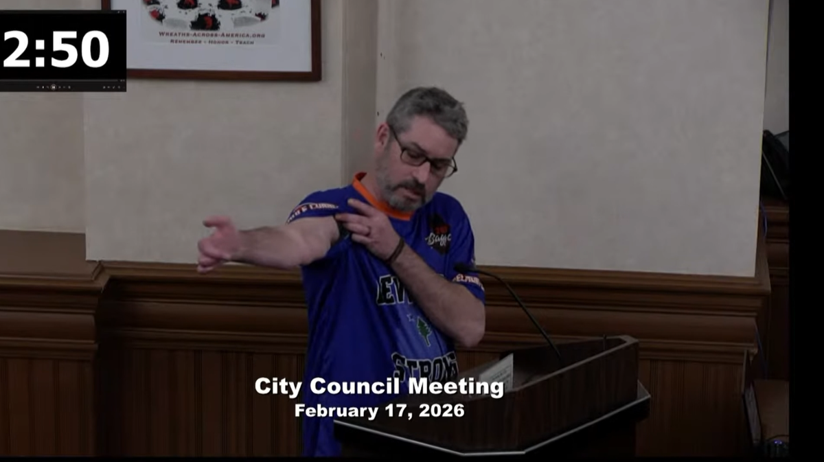 "Don't look away," Lewiston shooting survivor confronts city council