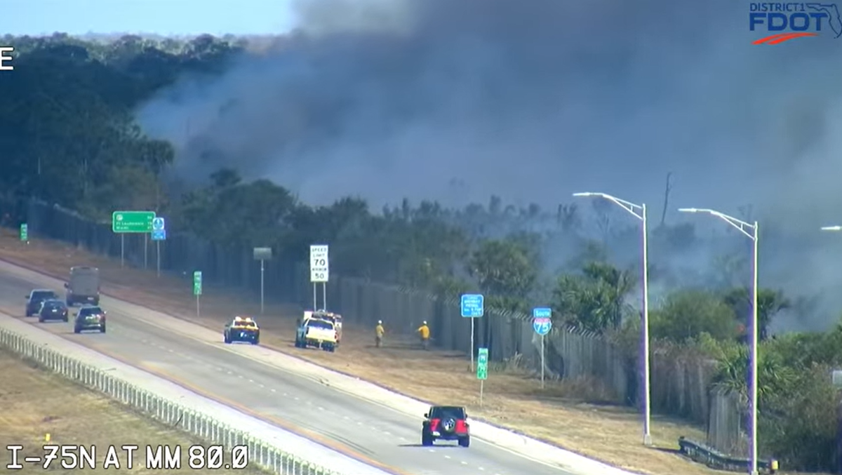 Brush fire in Collier County grows to 24,000 acres, raising visibility ...