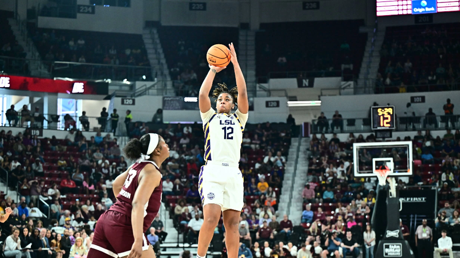 No. 6 LSU pulls away in 72-63 victory over Mississippi State in regular-season finale