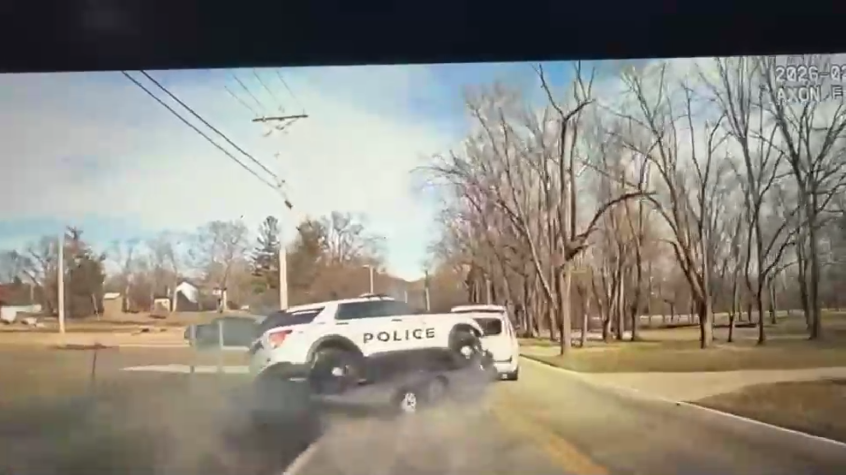 WATCH: Dashcam video shows police chase ending with rollover crash in Ohio