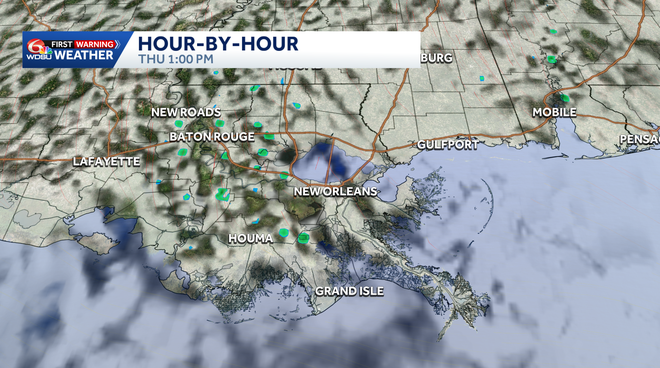 Humidity, temperatures, rain chances on the rise in your New Orleans ...