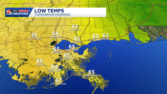 Humidity, temperatures, rain chances on the rise in your New Orleans ...