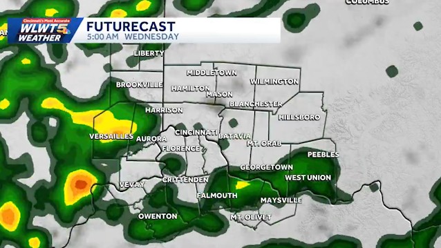 Hour by hour: When two rounds of storms move through Cincinnati Wednesday