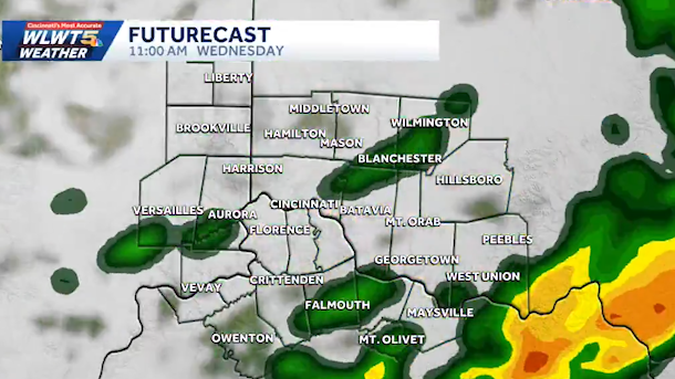 Hour by hour: When two rounds of storms move through Cincinnati Wednesday