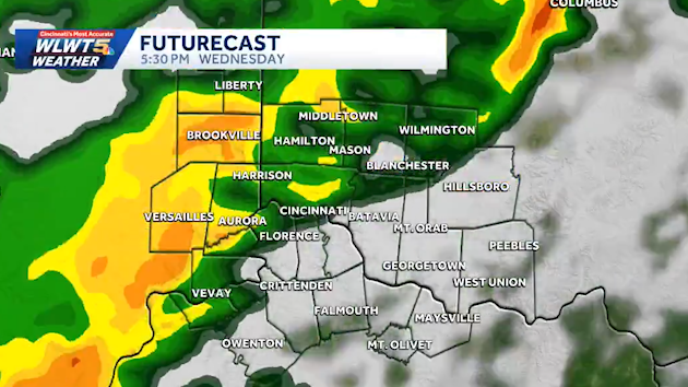 Hour by hour: When two rounds of storms move through Cincinnati Wednesday